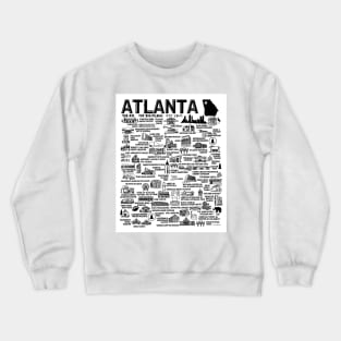 Atlanta Map Crewneck Sweatshirt